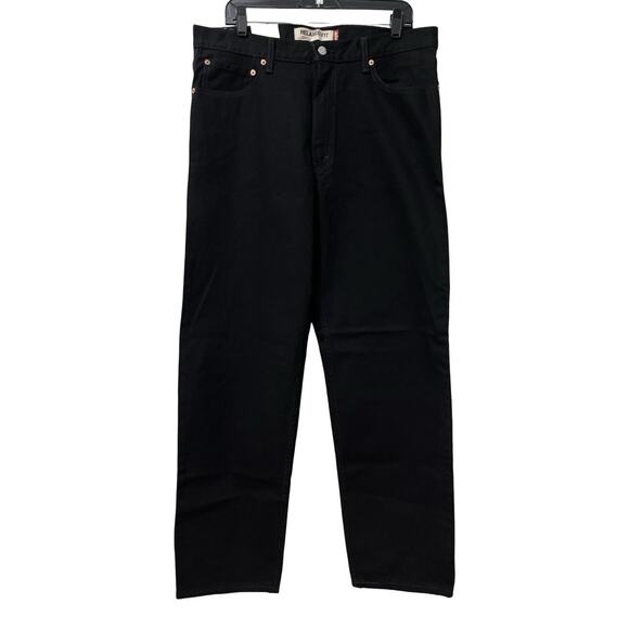VTG Levi’s Mens 505 Relaxed Fit Tapered Jeans Size 36x32 Black Denim Classic NEW - Picture 1 of 7